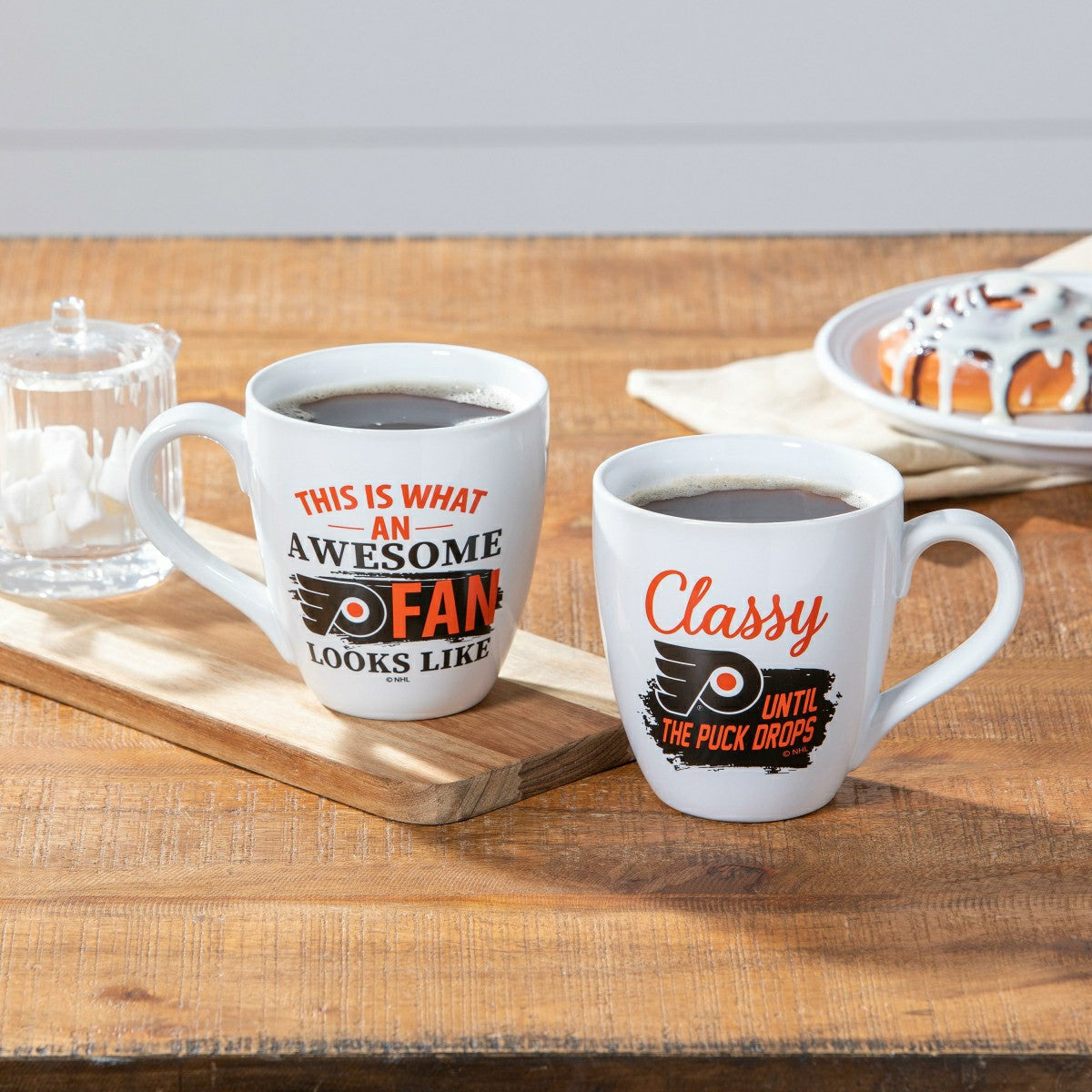 Ceramic Cup o' Java 17oz Gift Set, Philadelphia Flyers - NHL Home