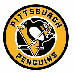 LED Wall Decor, Round, Pittsburgh Penguins - NHL Home