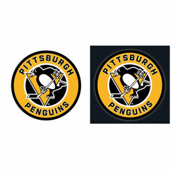 LED Wall Decor, Round, Pittsburgh Penguins - NHL Home