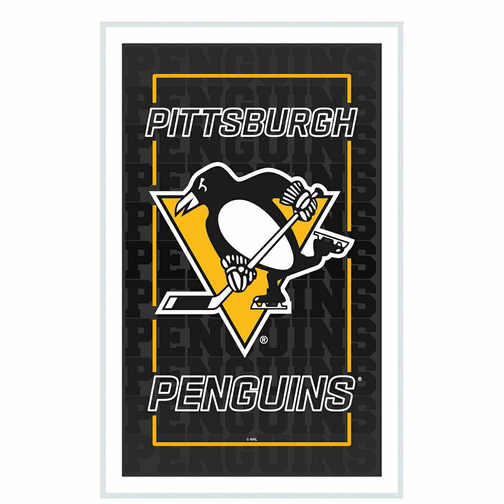 Pittsburgh Penguins Hockey Rectangle Neolite LED Decor - NHL Home