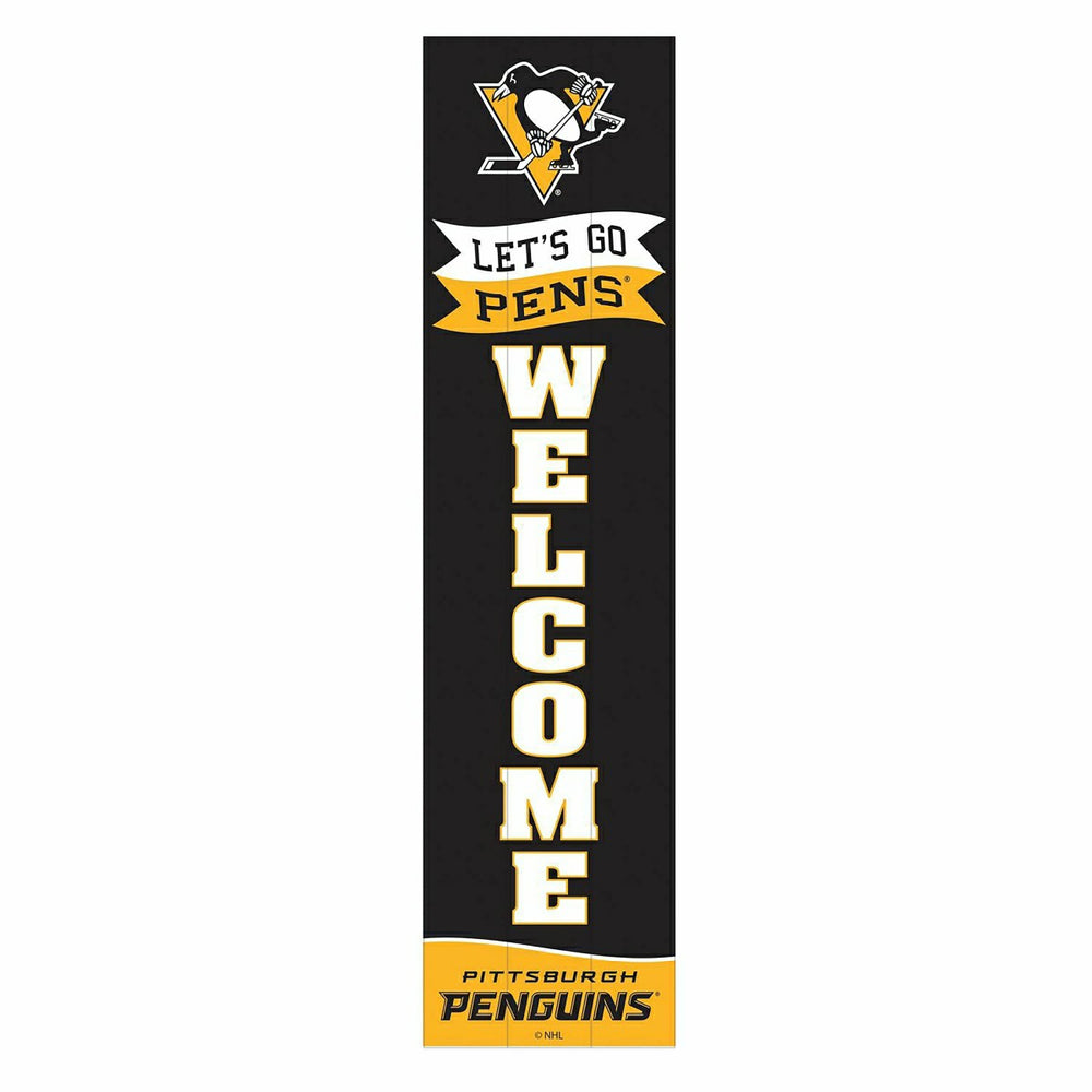 Pittsburgh Penguins Large Single Sided Leaner, 46" - NHL Home