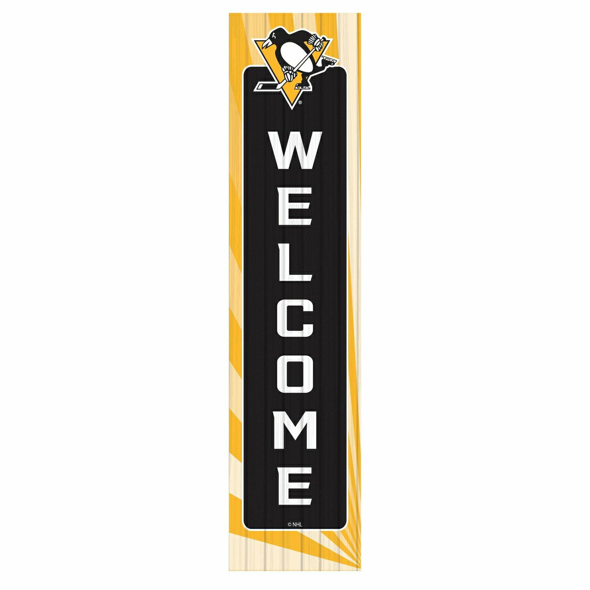 Pittsburgh Penguins Summer Seasonal Single Sided Leaner, 46" - NHL Home