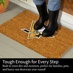 Coir Mat, 16"x28", Pittsburgh Penguins - NHL