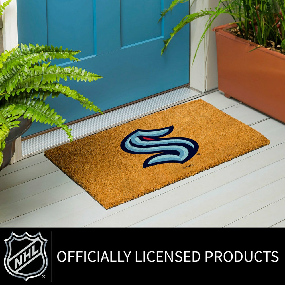 Coir Mat, 16"x28", Seattle Kraken - NHL