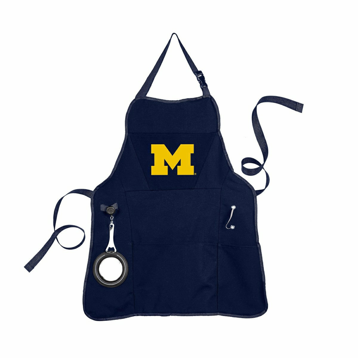 Deluxe Cotton Canvas College Team Pride Grilling/Cooking Apron, Univ o - Home Collegiate