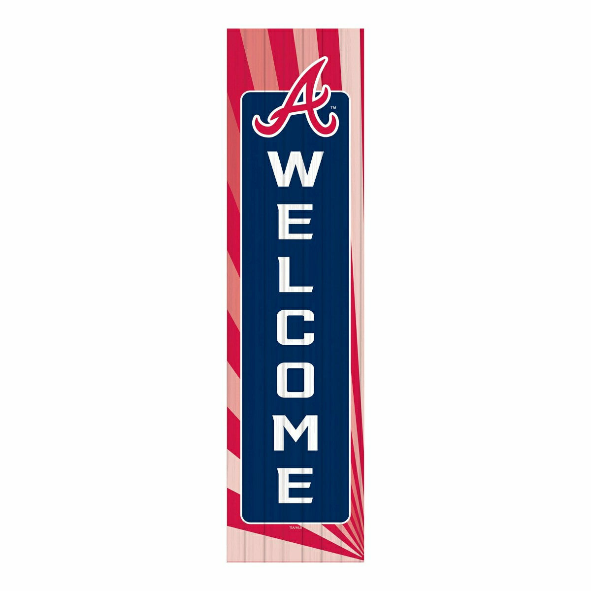 Atlanta Braves, Summer Seasonal Leaner, 46" Single Sided - MLB Home