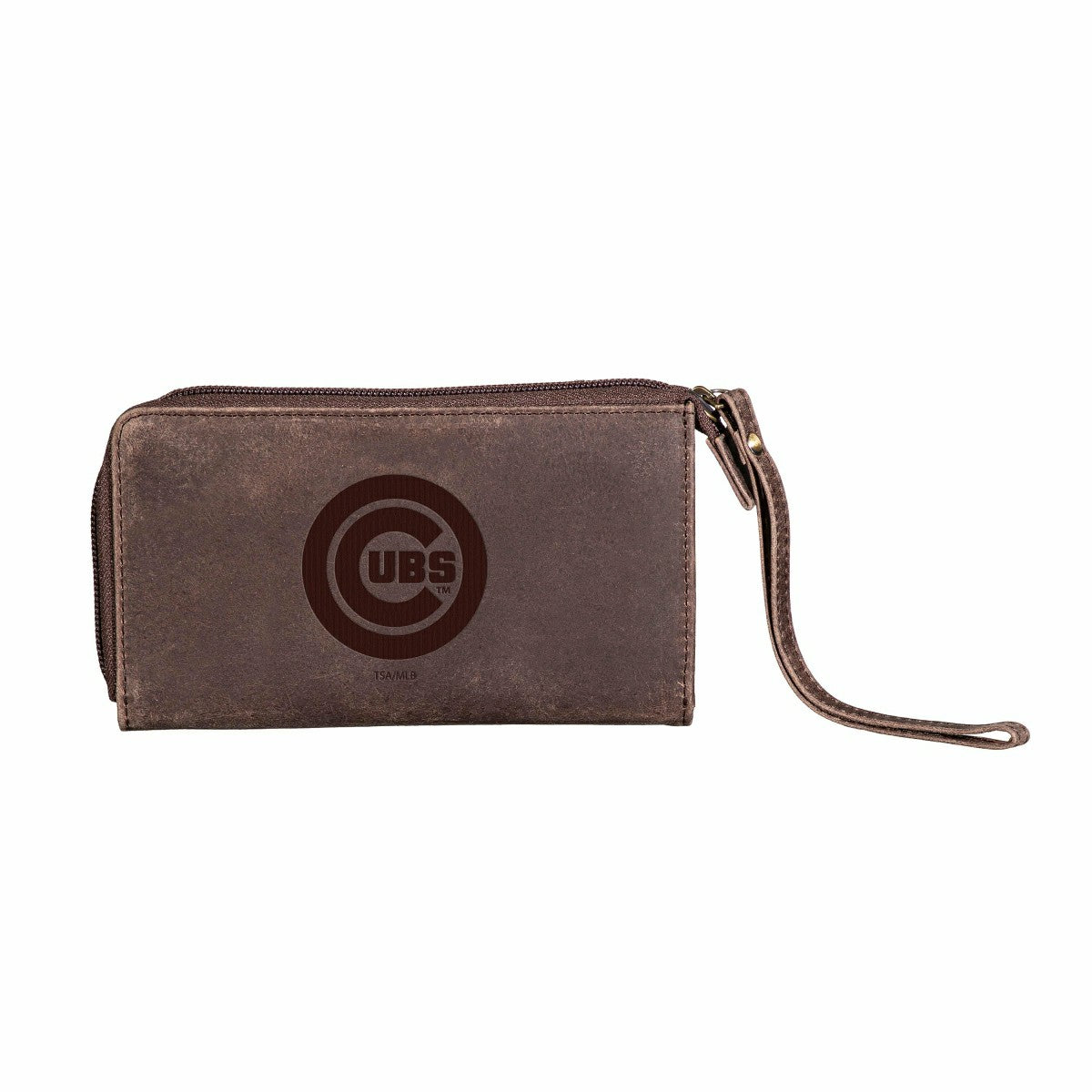 Chicago Cubs Wristlet Wallet Brown - MLB Home