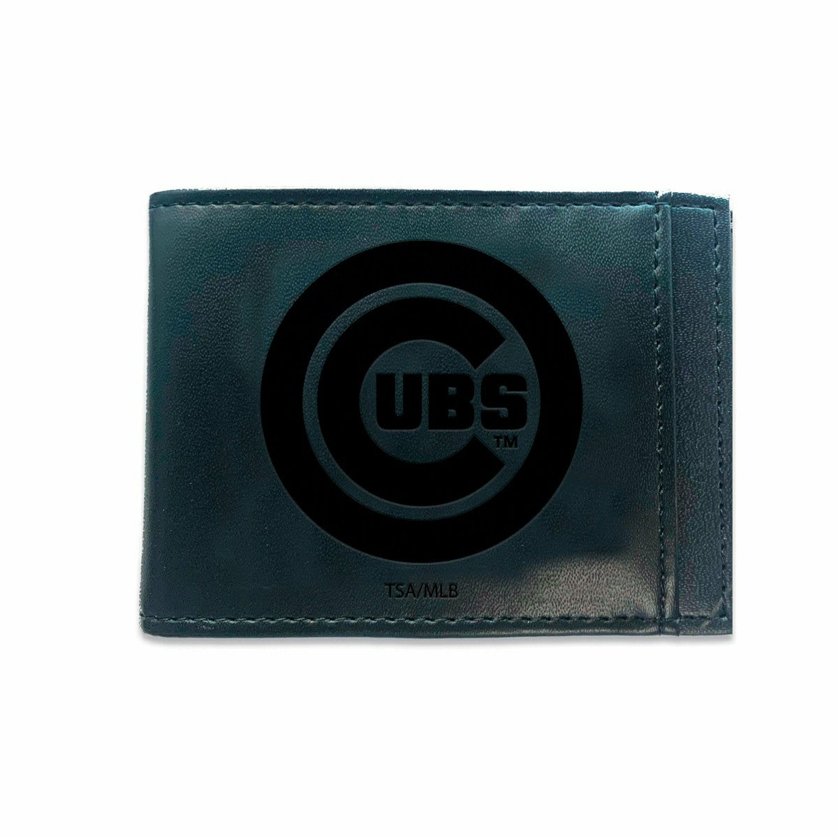 Chicago Cubs Front Pocket Wallet w/ RFID Blocking Black - MLB Home
