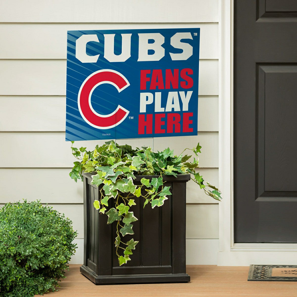 Chicago Cubs Coroplast Yard Sign "Fans Play Here" - MLB Home