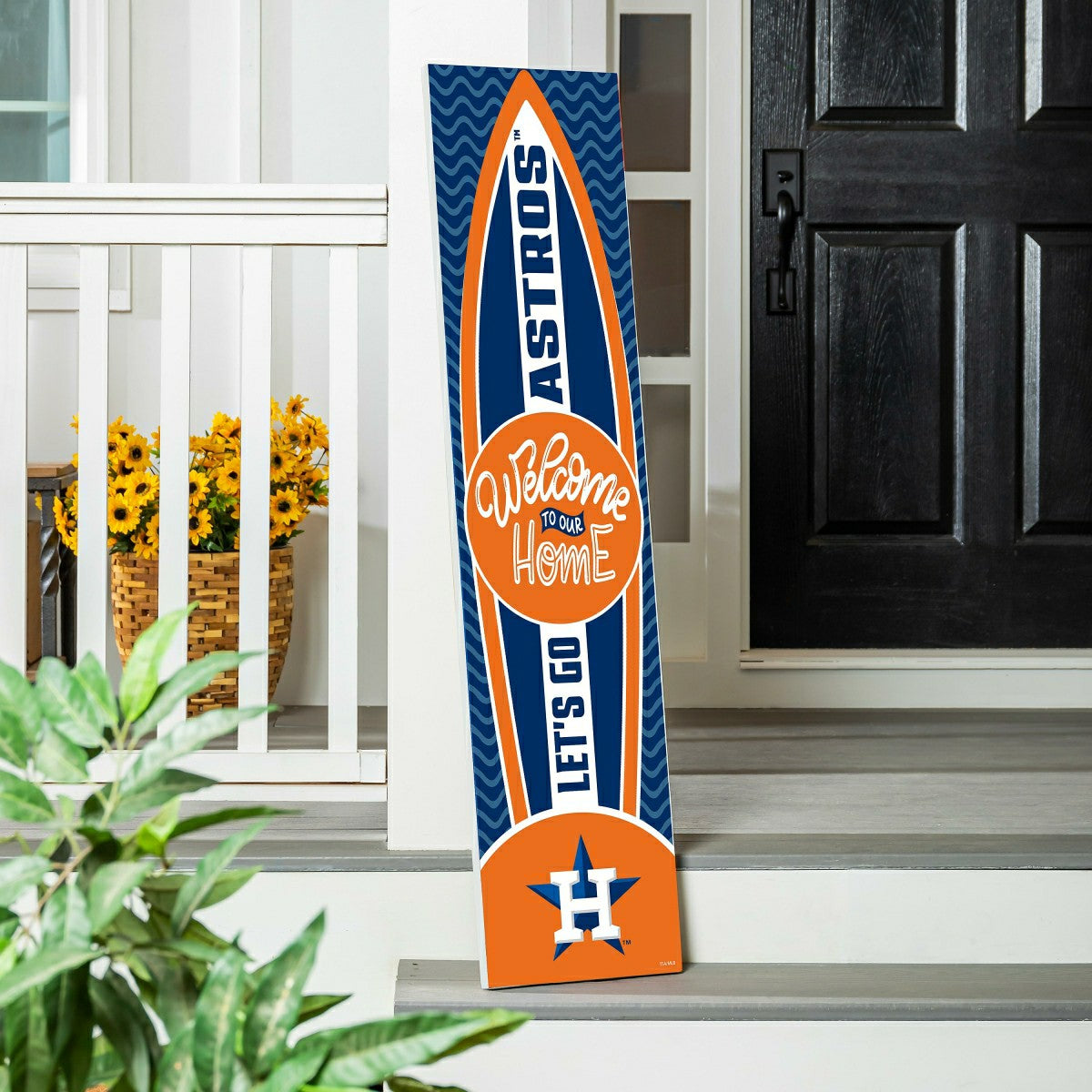 Houston Astros Summer Seasonal Surfboard ECM Exclusive 47" Single Side - MLB Home