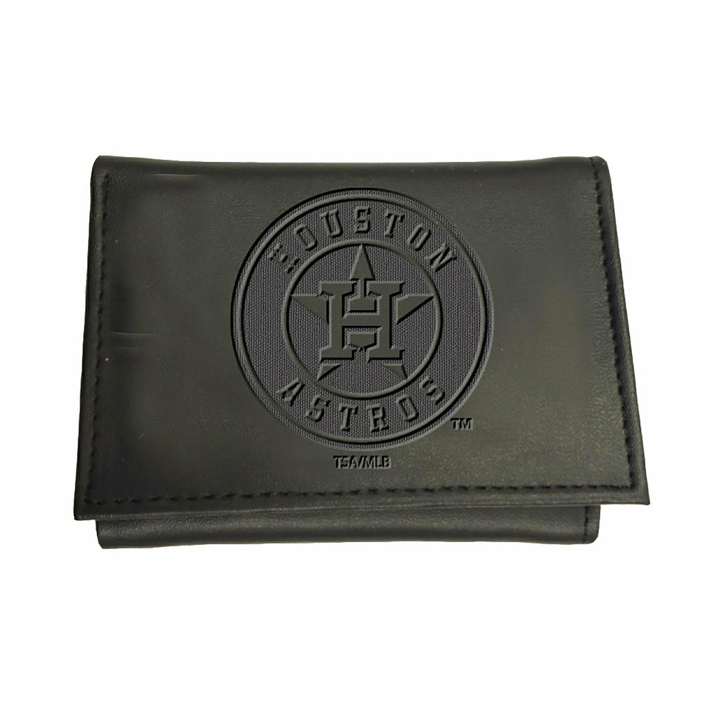 Houston Astros Tri-Fold Wallet Black - MLB Home