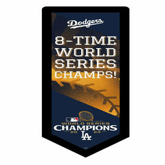 Los Angeles Dodgers LED Wall Decor, Pennant, World Series Champions 20 - MLB