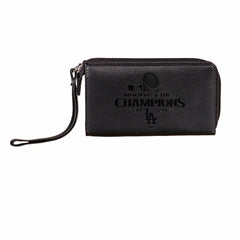 Los Angeles Dodgers Wristlet Wallet, Black, SC24 Champions - MLB Home