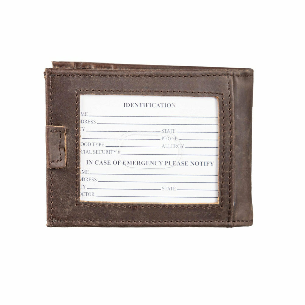Los Angeles Dodgers Front Pocket Wallet with RFID Blocking, Brown, SC2 - MLB Home