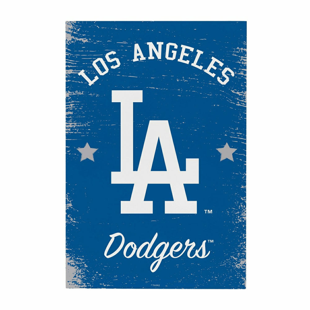 Los Angeles Dodgers Wood Wall Sign, 16x24 - MLB Home