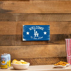Los Angeles Dodgers Wood Wall Sign, 6x11 - MLB Home