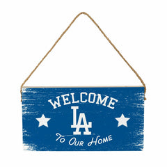 Los Angeles Dodgers Wood Wall Sign, 6x11 - MLB Home