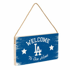 Los Angeles Dodgers Wood Wall Sign, 6x11 - MLB Home