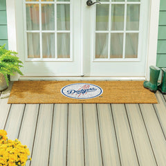 Los Angeles Dodgers Extra Large Full Color Coir Mat, 60"x24" - MLB