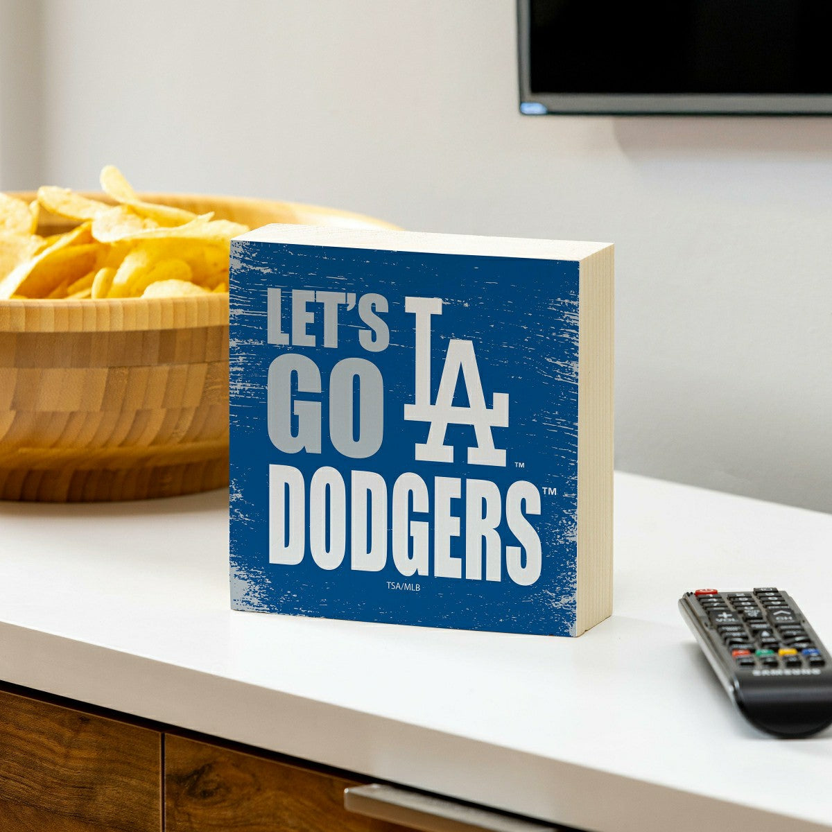 Los Angeles Dodgers Plock, Down Home Fans, 6x6 - MLB Home
