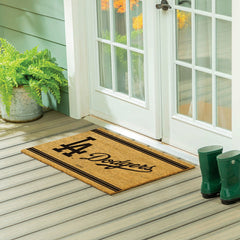 Los Angeles Dodgers Large One Color Coir Mat, 36"x24" - MLB