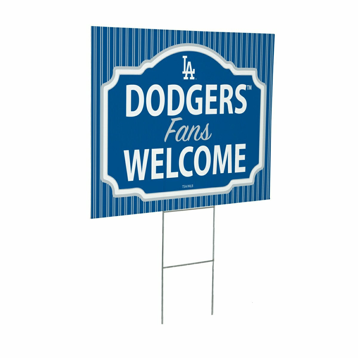Los Angeles Dodgers Coroplast Yard Sign, "Fans Welcome" - MLB Home