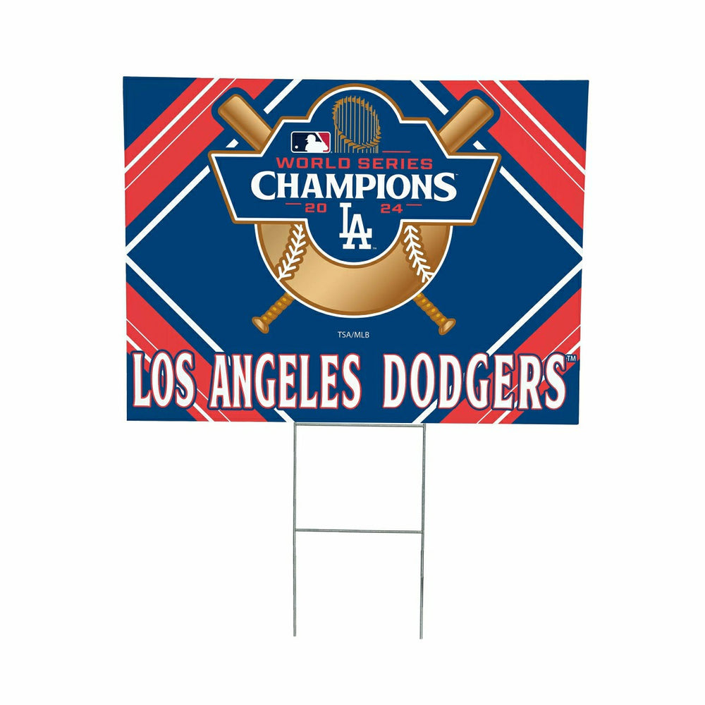 Los Angeles Dodgers World Series Champions 2024 Yard Sign - MLB Home