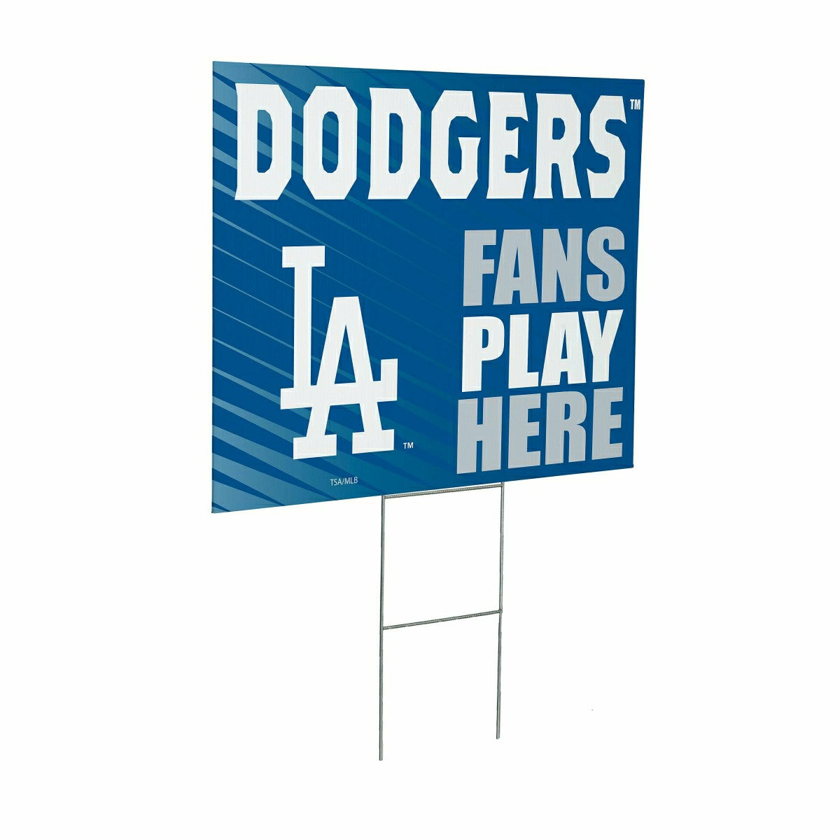Los Angeles Dodgers Coroplast Yard Sign "Fans Play Here" - MLB Home