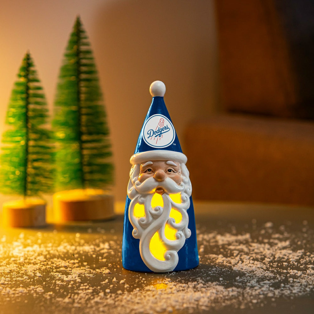 Los Angeles Dodgers Santa LED Statuary, 8" - MLB Home