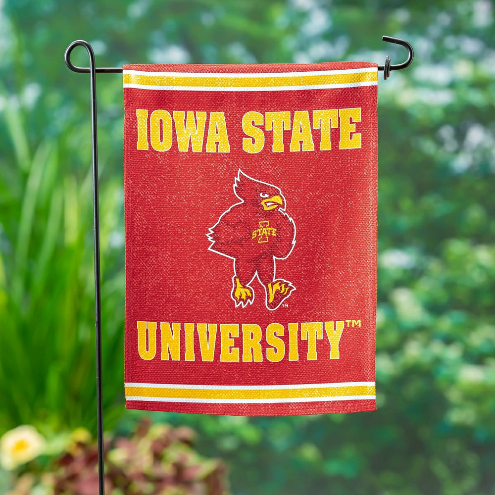 Embossed Suede Flag, GDN Size, Iowa State University - Sale Collegiate Home