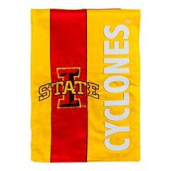 Double-Sided Embellished NCAA College Team Pride Applique House Flag,  - Sale Collegiate Home