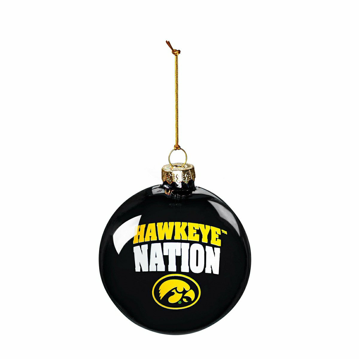 Blown Glass Ornament, Iowa State University - Sale Collegiate Home