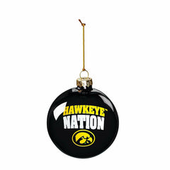 Blown Glass Ornament, Iowa State University - Sale Collegiate Home