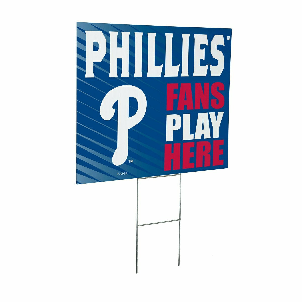 Philadelphia Phillies Coroplast Yard Sign "Fans Play Here" - MLB Home