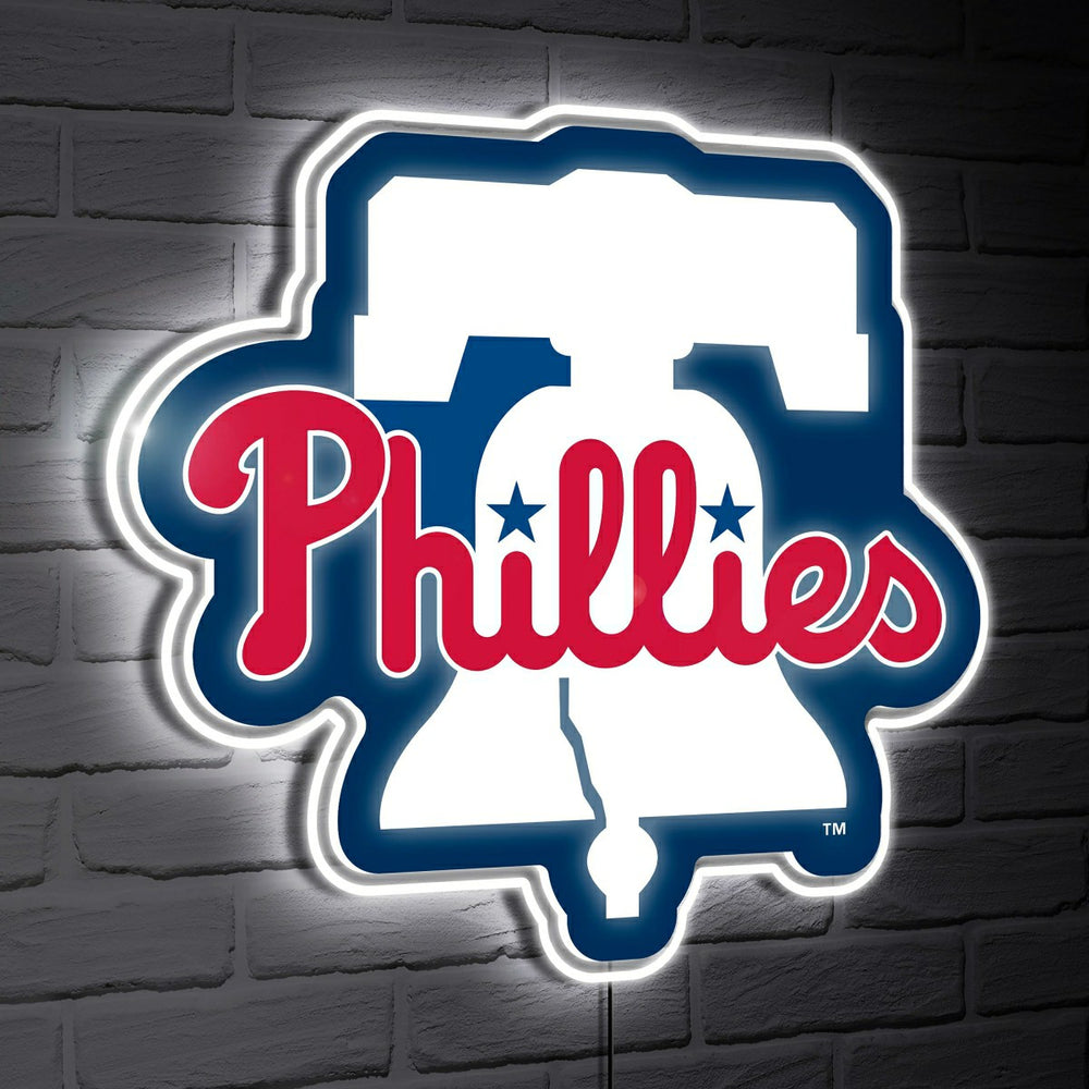 Philadelphia Phillies LED Wall Decor, Glazelite, Logo - MLB Home