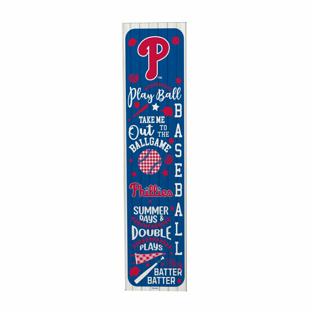 Philadelphia Phillies, Spring Seasonal Leaner, 46" Double Sided - MLB Home