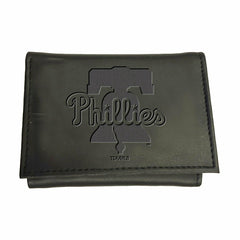 Philadelphia Phillies Tri-Fold Wallet Black - MLB Home