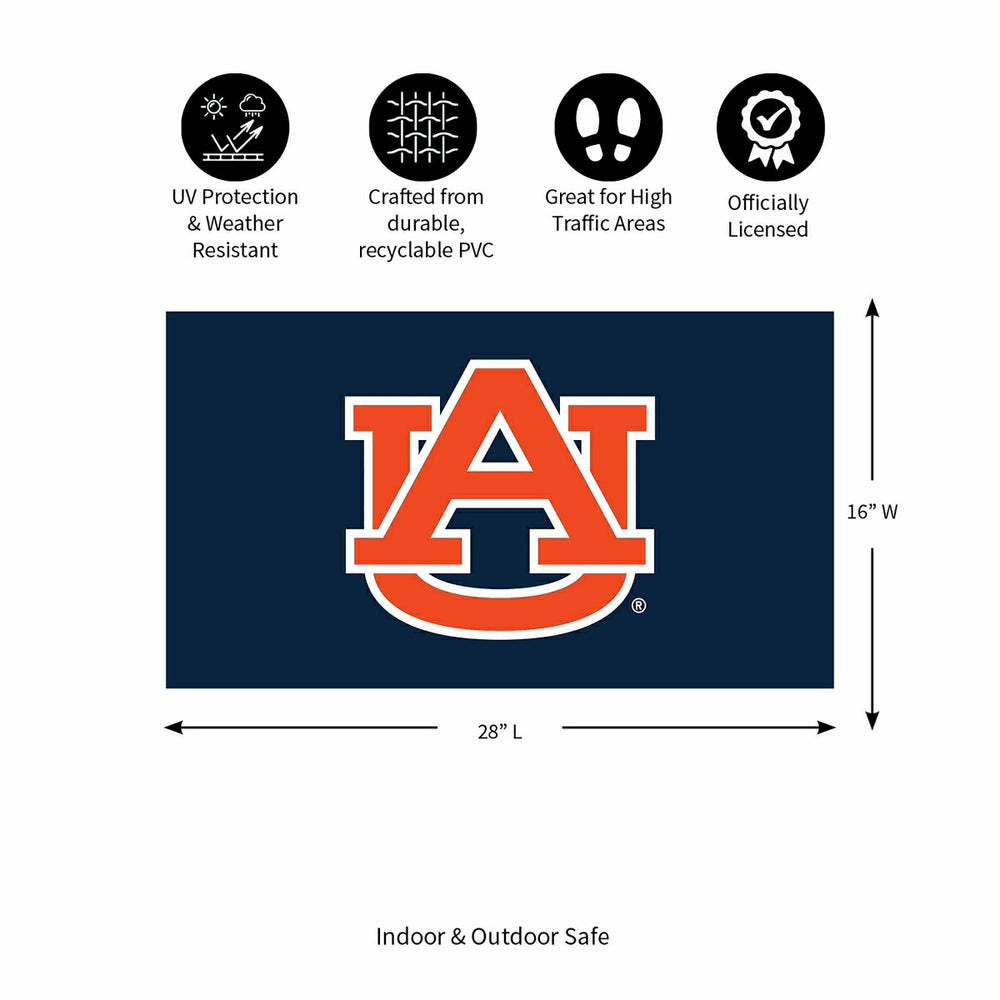Full Color PVC Mat, 16" x 28", Auburn University - Collegiate
