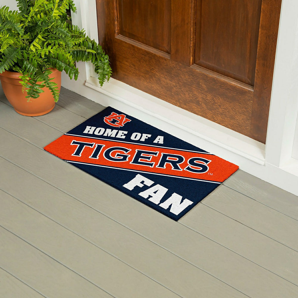Auburn University, PVC Mat COLOR, Home of a Fan - Collegiate