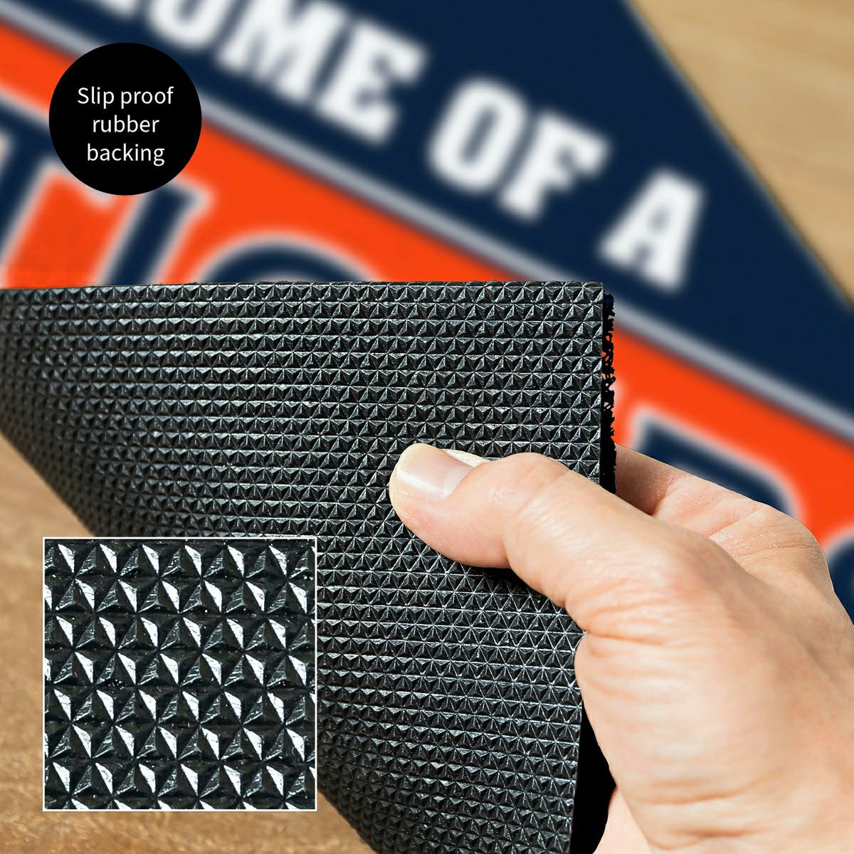 Auburn University, PVC Mat COLOR, Home of a Fan - Collegiate