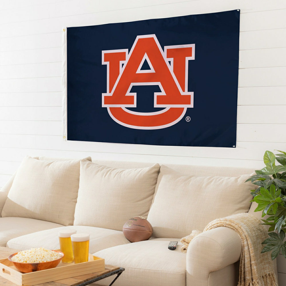 Auburn University Single Sided Flag w/ 2 Grommets, 3'x5' - Collegiate Home