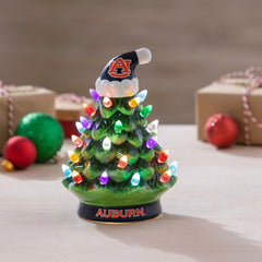 8" LED Ceramic Christmas Tree, Auburn University - Collegiate Home