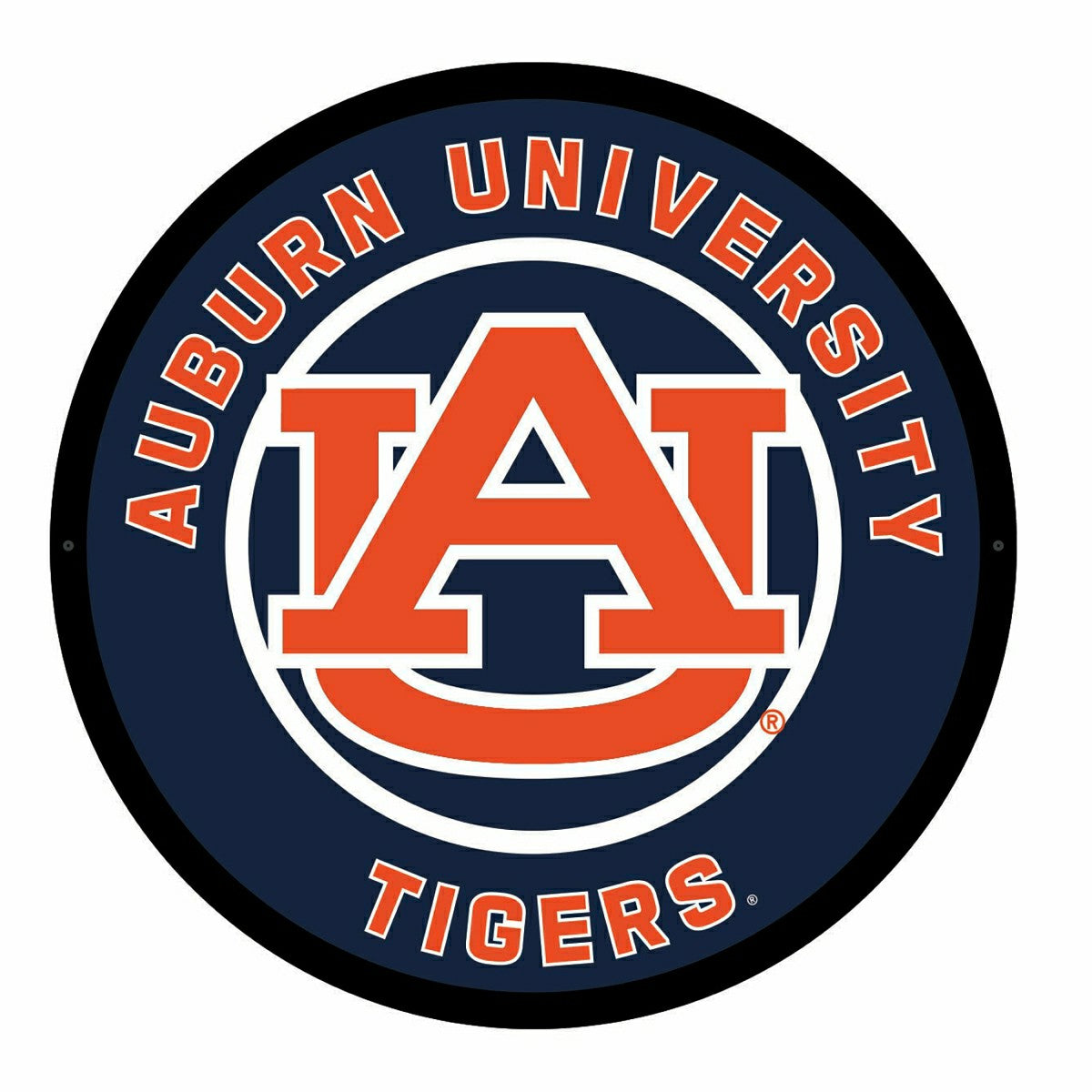 LED Wall Decor, Round, Auburn University - Collegiate Home