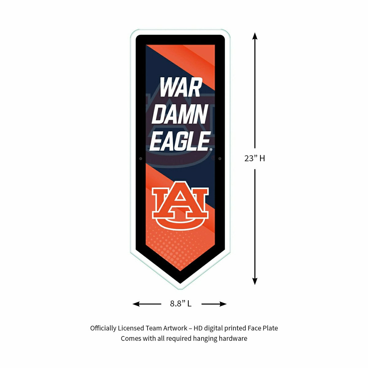 LED Wall Decor, Pennant, Auburn University - Collegiate Home