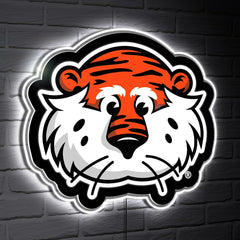 LED Wall Decor, Glazelite, College Mascot, Auburn University - Collegiate Home