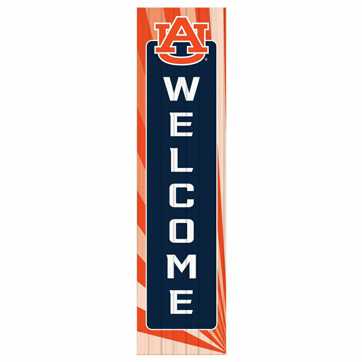 Auburn University Summer Seasonal Single Sided Large Leaner, 46" - Collegiate Home
