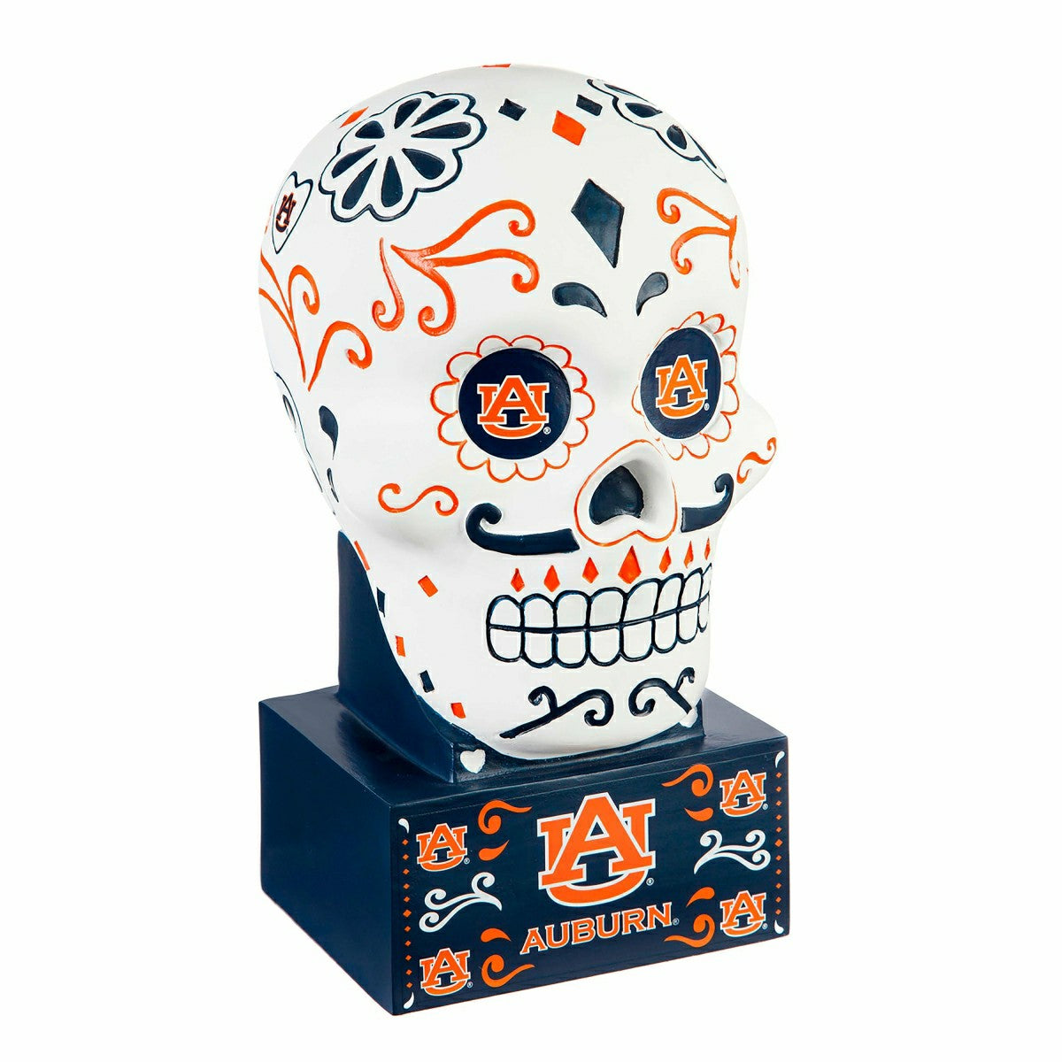 Auburn University Sugar Skull Statue - Collegiate Home