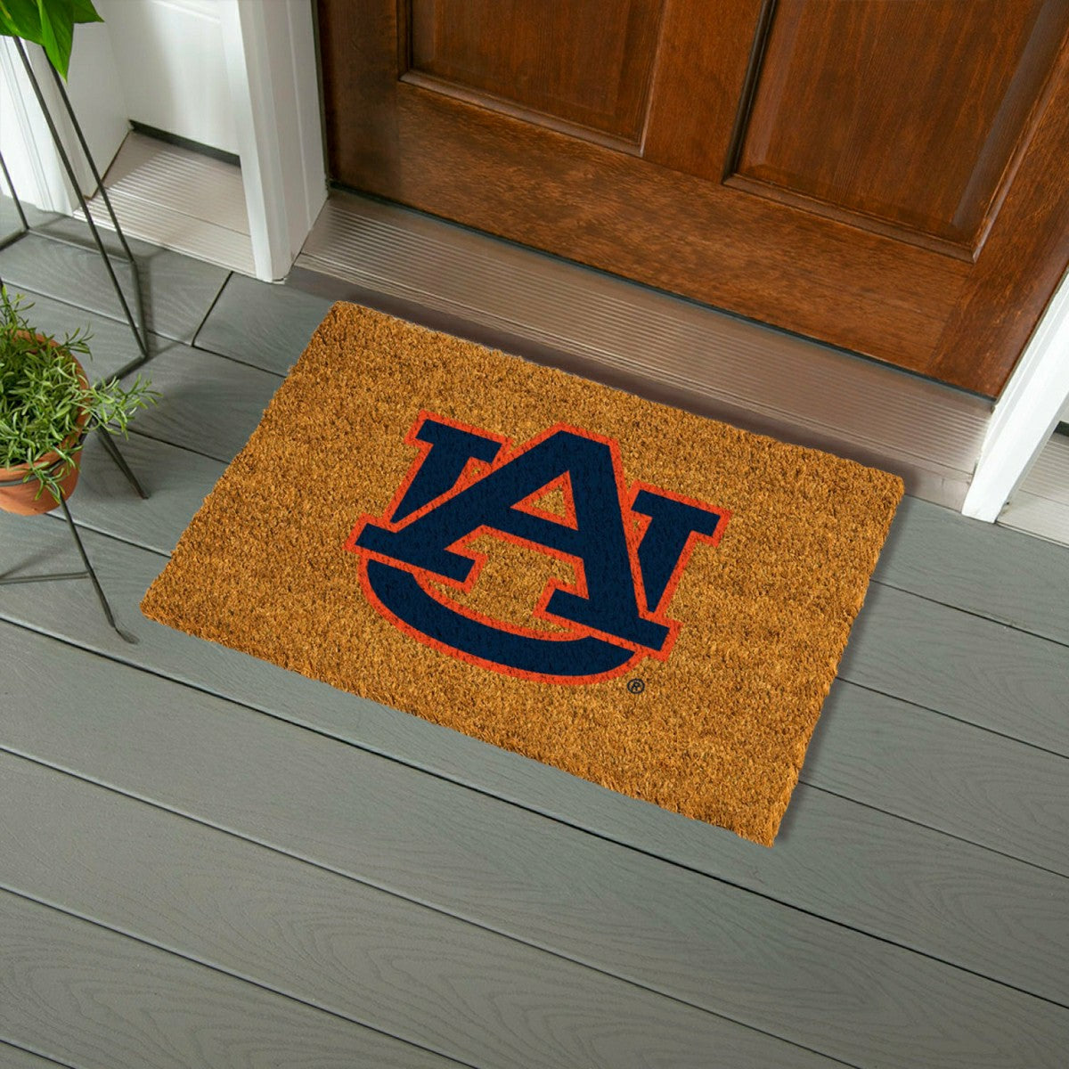 Coir Mat, 16"x28", Auburn University - Collegiate
