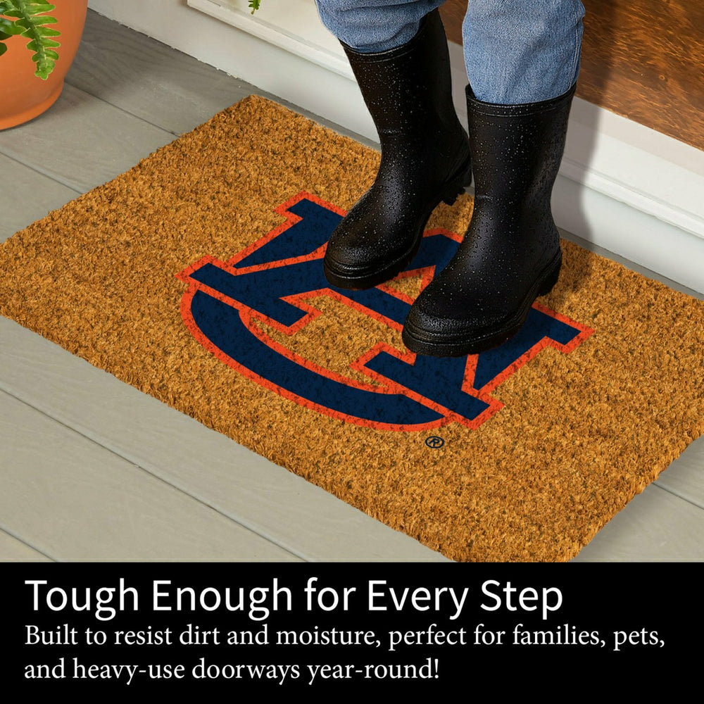Coir Mat, 16"x28", Auburn University - Collegiate