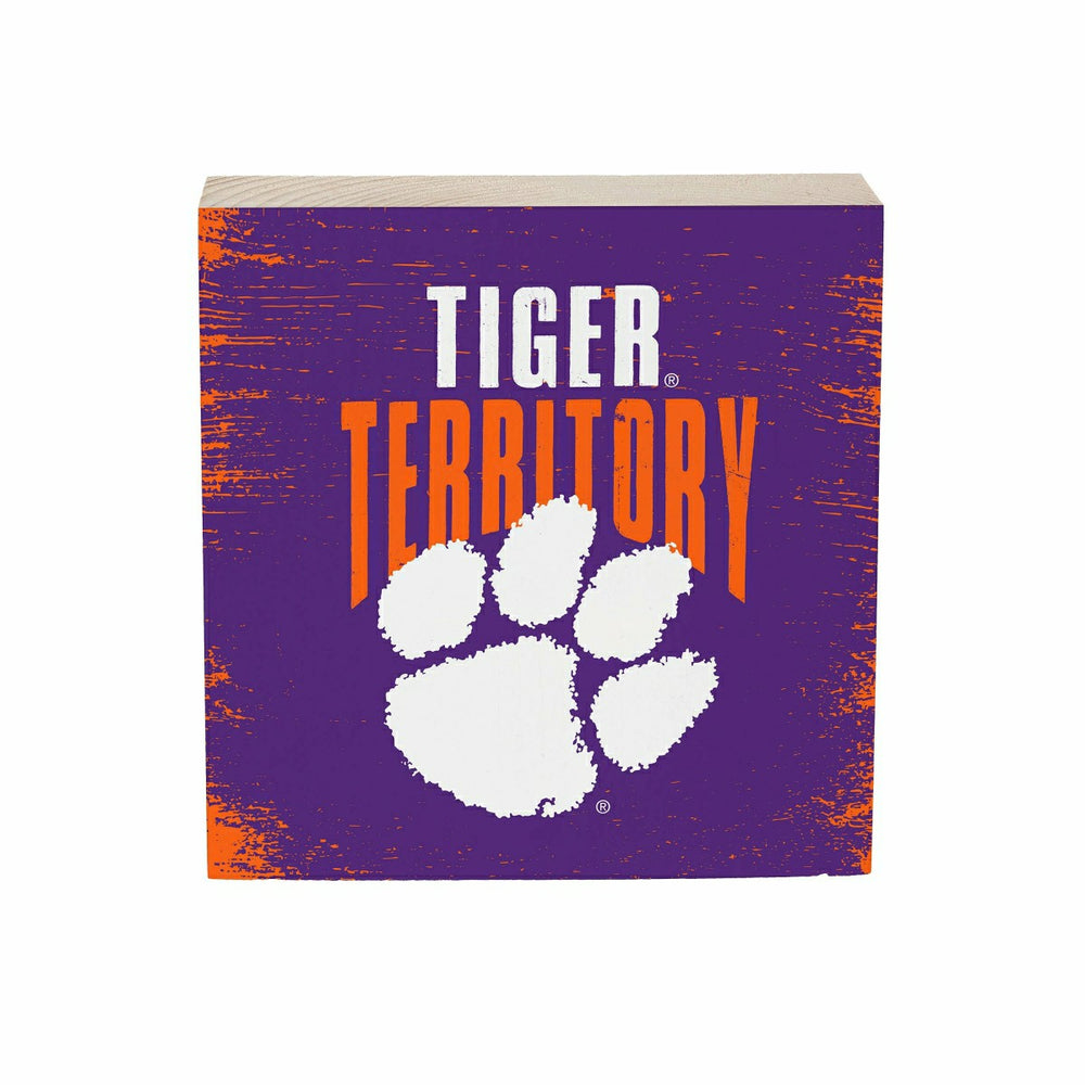 Clemson University Plock, Down Home Fans, 6x6 - Collegiate Home